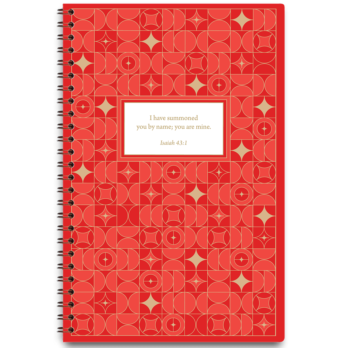 Red Stardust – Personalized Scripture Journal by Paper Sunday