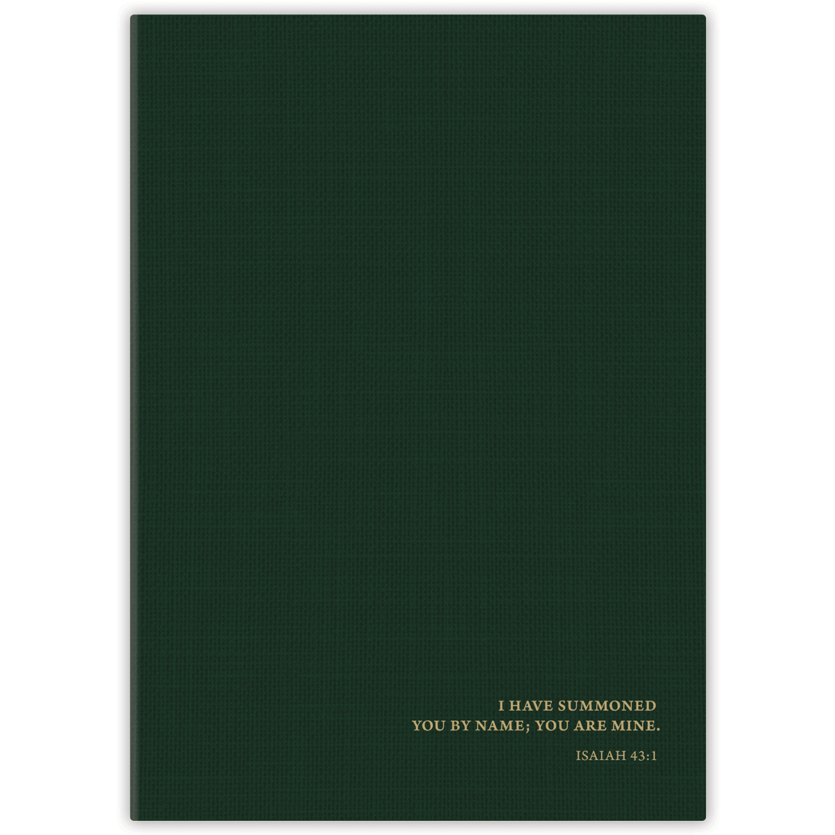 Hunter Linen | Mini Personalized Scripture Journal