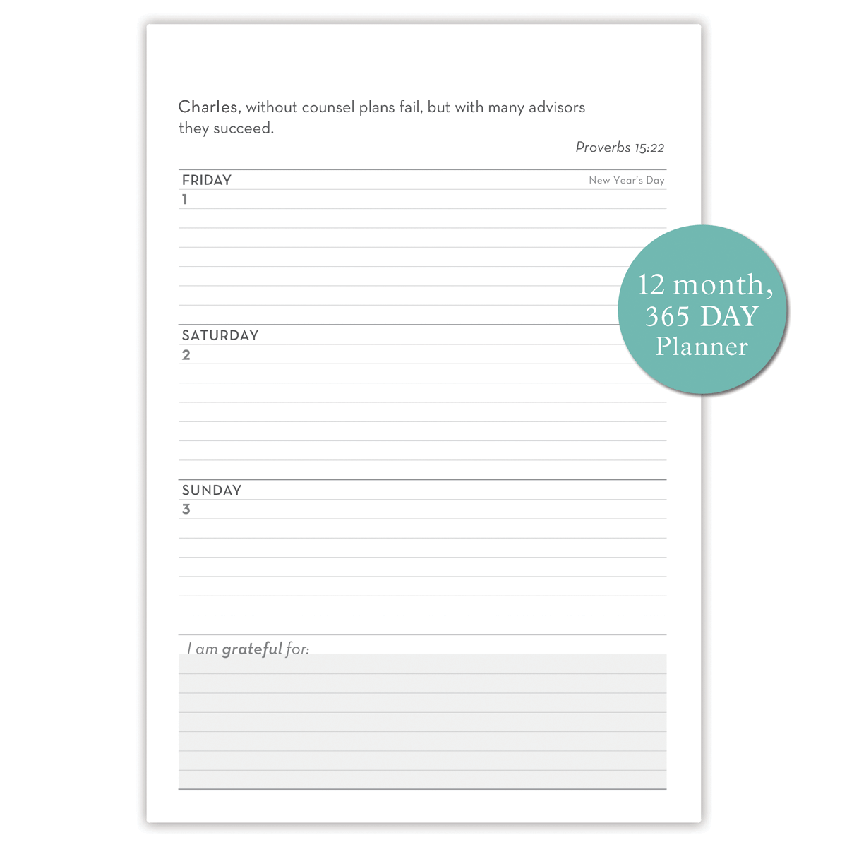 Freedom (Men's Planner)