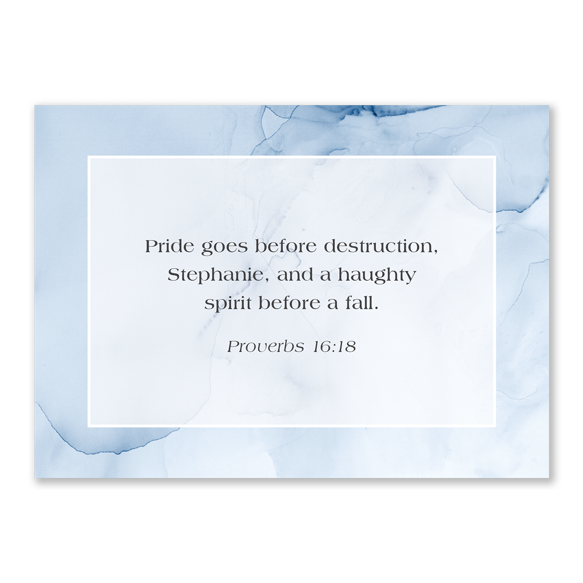 Personalized Bible verse cards sky design custom scripture cards for women Christian gift for encouragement and daily prayer