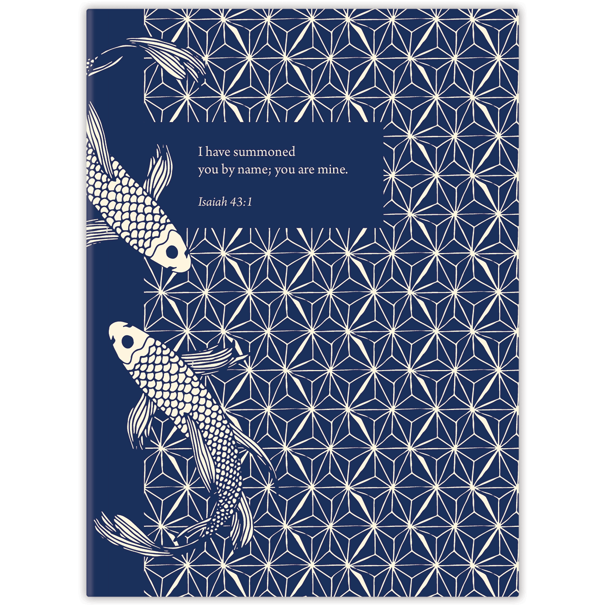 blue koi - Womens journal - small