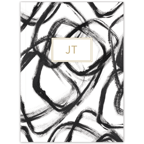 black jack - jenn thatcher - Womens journal - initials
