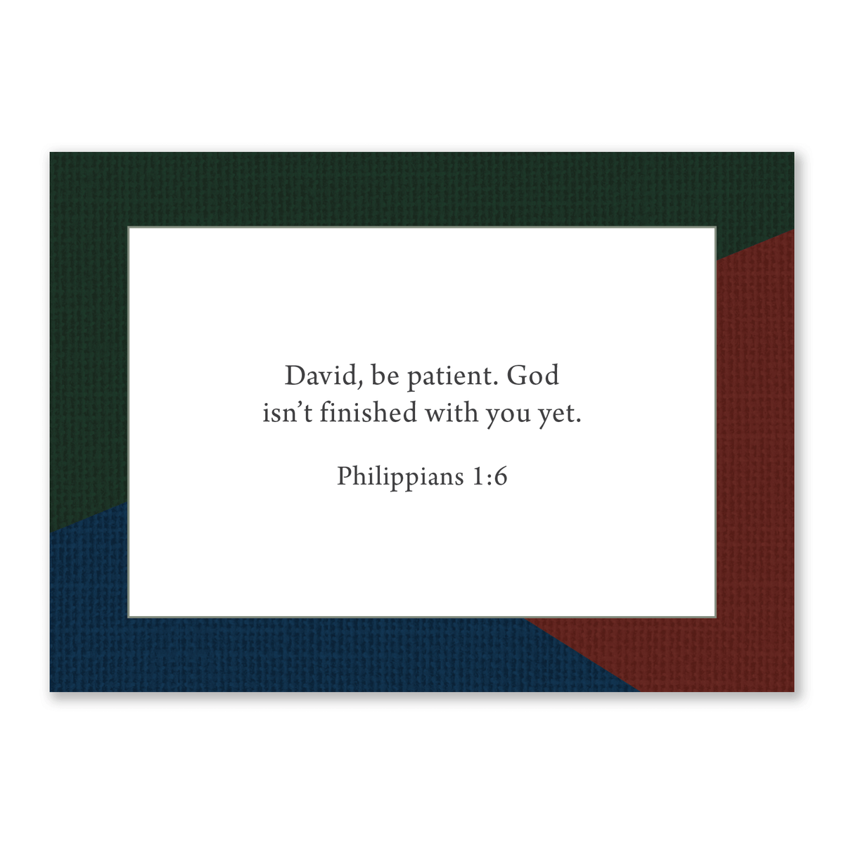 Personalized Bible verse cards for men linen design custom scripture cards Christian gift for encouragement and daily prayer