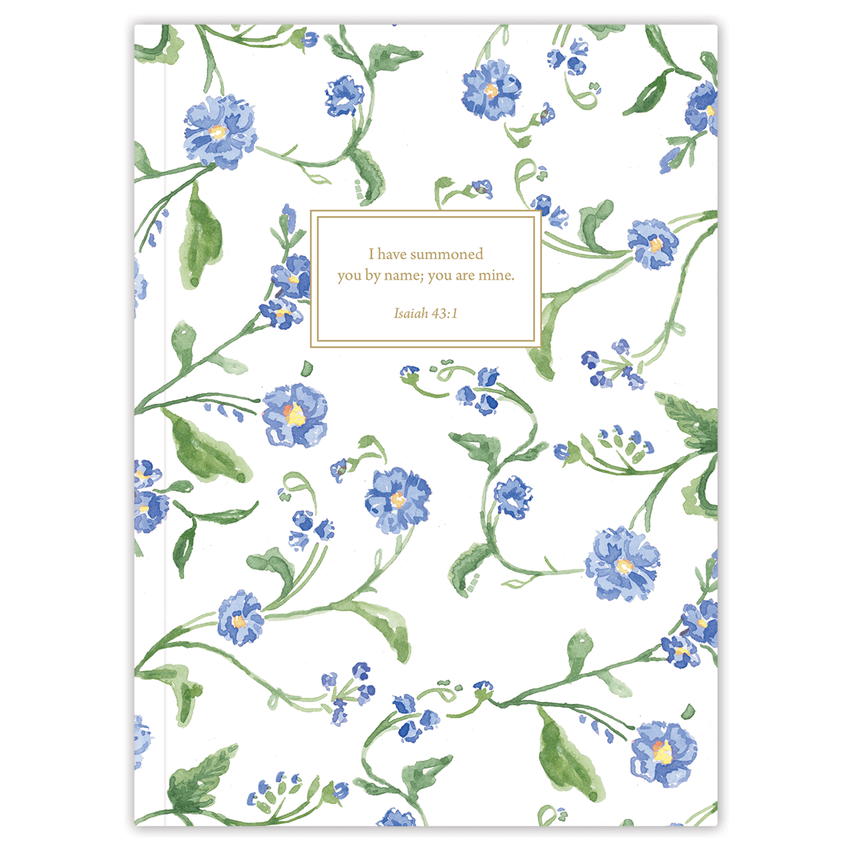 Softcover Berry Buds Bible journal with botanical berry artwork by Jennifer Ashley, personalized scripture journal featuring a one-of-a-kind selection of curated scriptures for quiet time and devotion