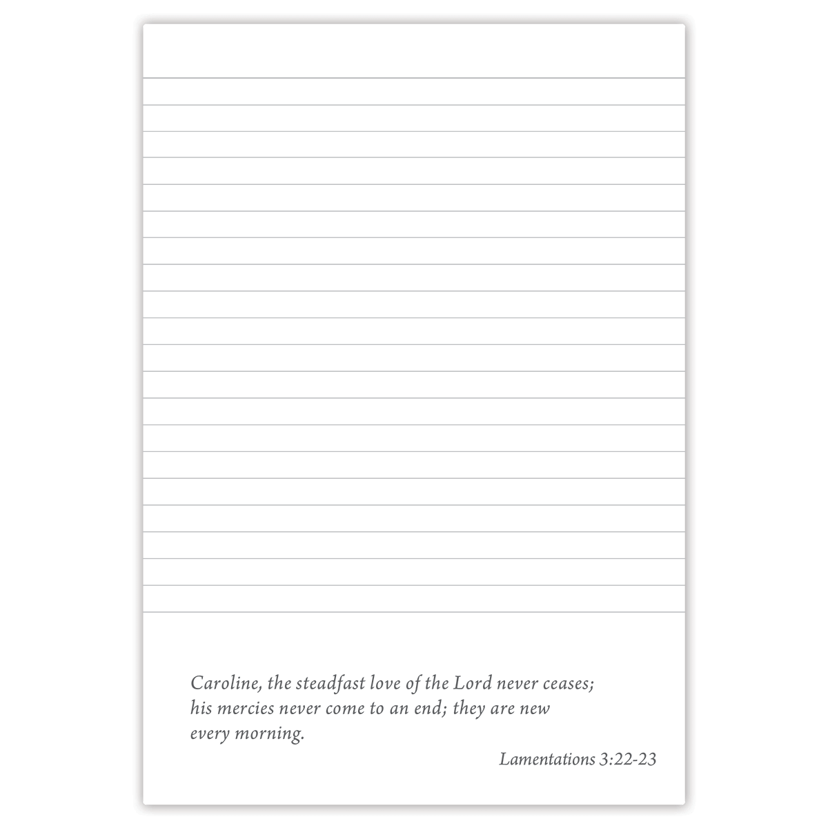 Festive| Womens Journal | Paper Sunday | scripture