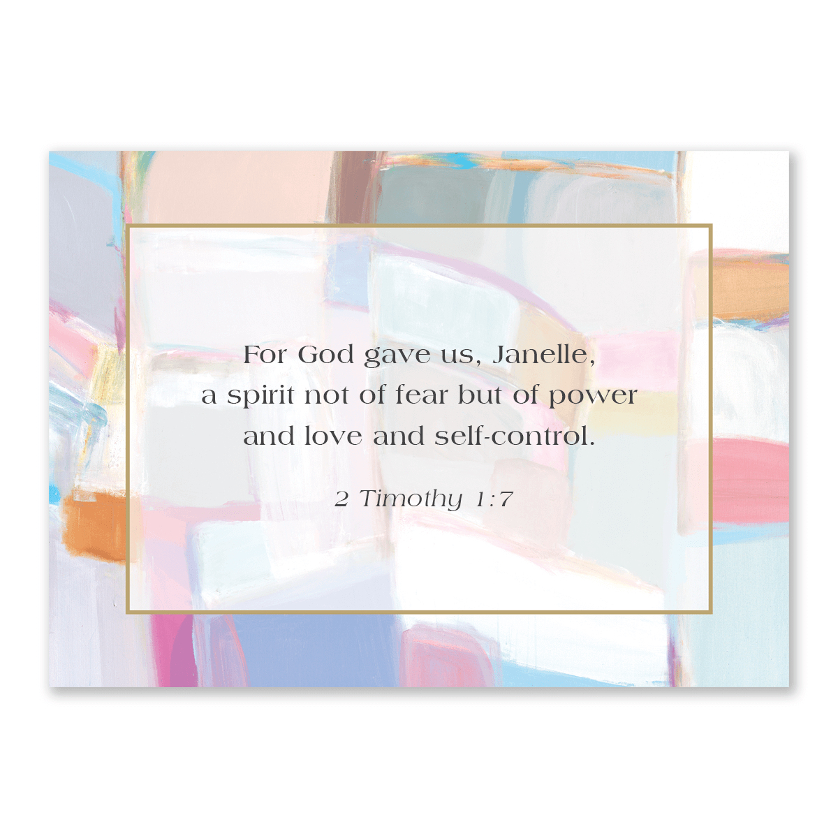 Verses for Fear Prayer Card Verses for Fear Prayer Card
