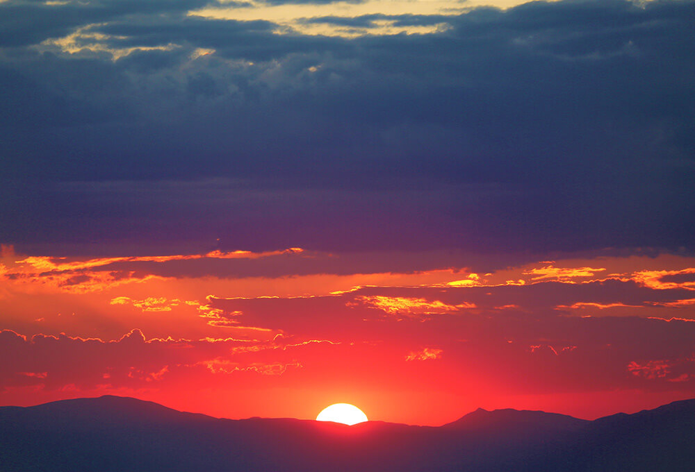 peaceful sunset