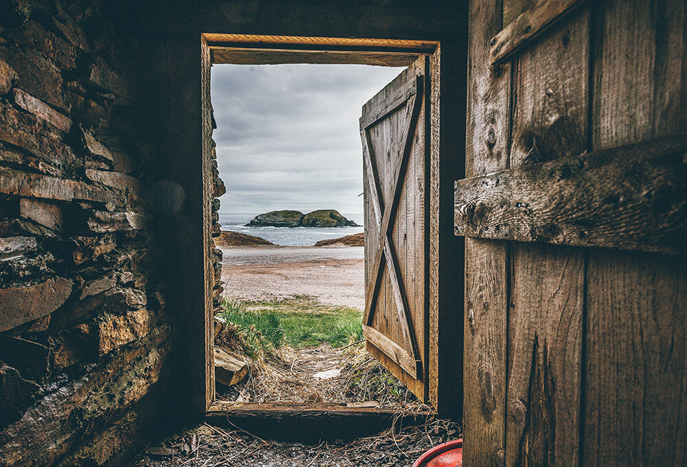 A door opening to another place