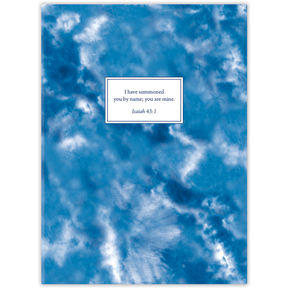 Blue Tie Dye – Personalized Scripture Journal by Paper Sunday – view 9