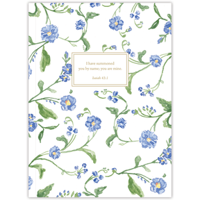 Personalized Berry Buds planner with durable hardcover and custom name on floral design