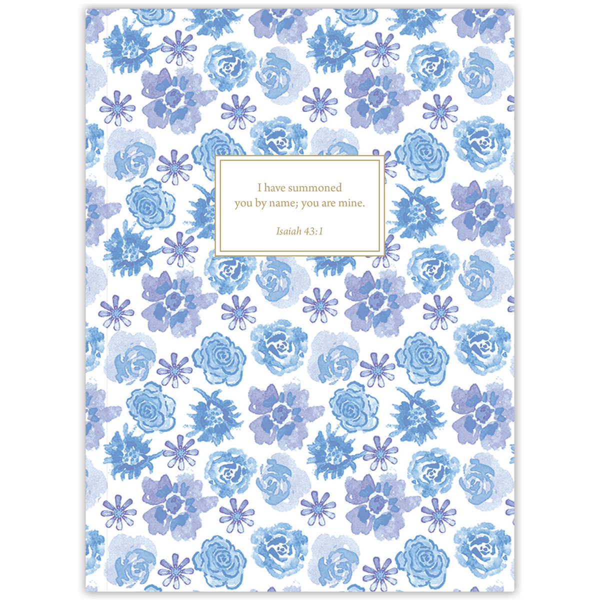 Personalized Betsy floral planner with durable hardcover and custom name on floral design