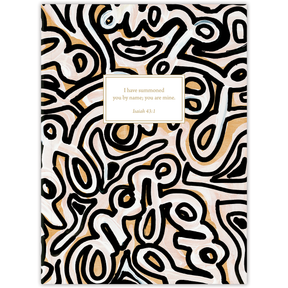 Personalized Love Is in the Air planner with durable hardcover and custom name on artist design