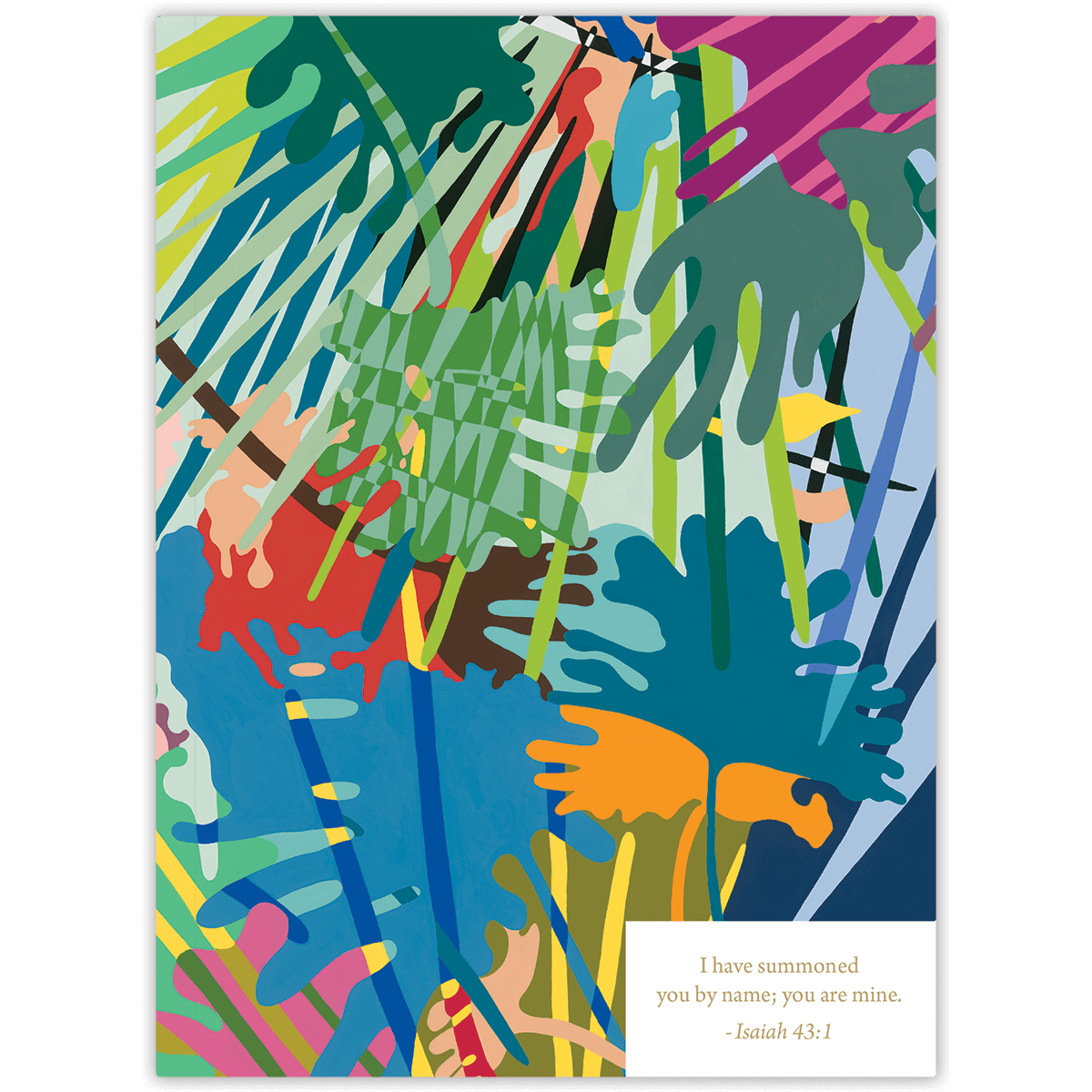Personalized planner by Carolyn Joe Daniel with durable hardcover and custom name on vibrant design