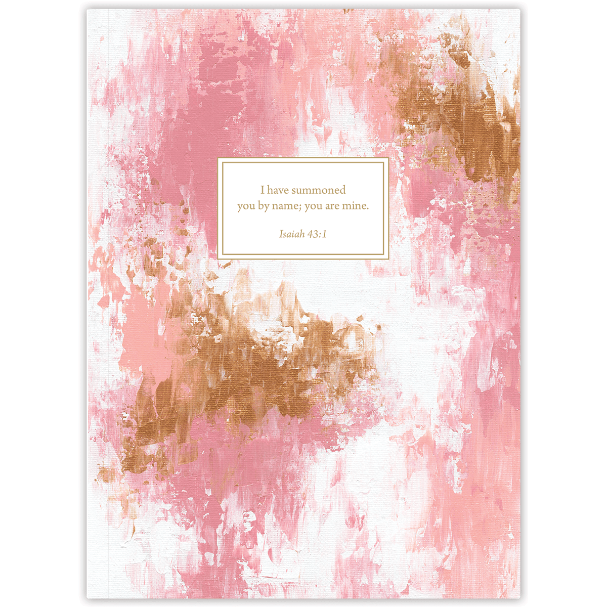 Personalized Inspire planner with durable hardcover and custom name on artist design