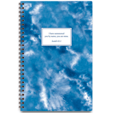 Blue Tie Dye – Personalized Scripture Journal by Paper Sunday
