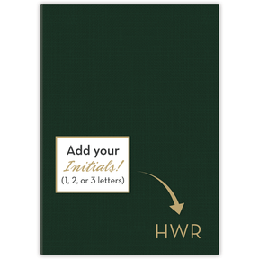 Hunter Linen | Mini Personalized Scripture Journal