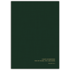 Hunter Linen | Mini Personalized Scripture Journal