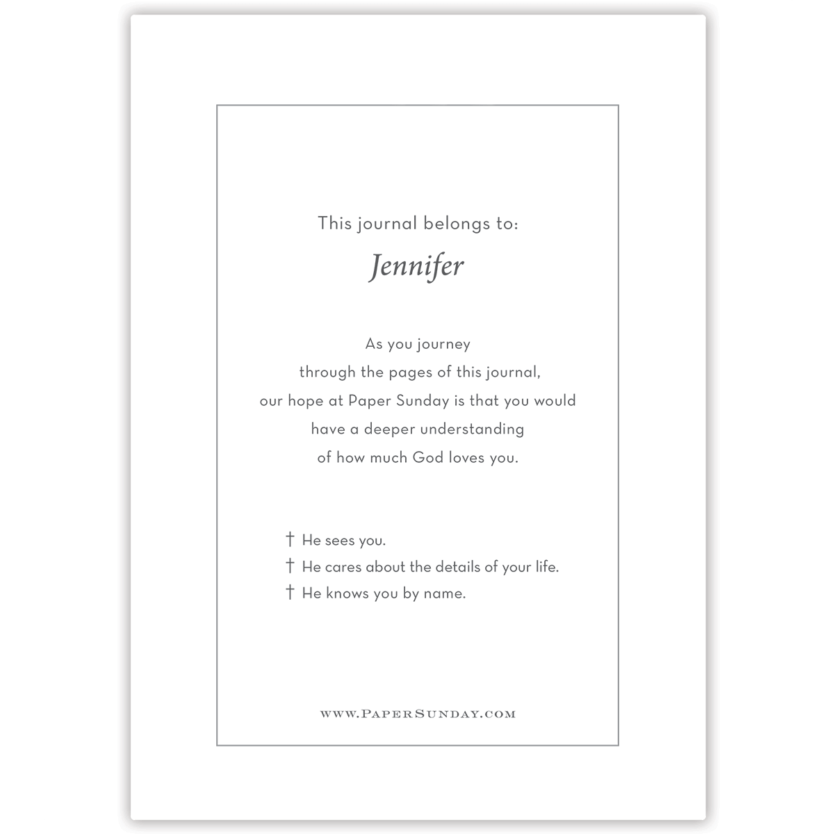 Mini Black Jack by Jenn Thatcher – Personalized Scripture Journal by Paper Sunday – view 8