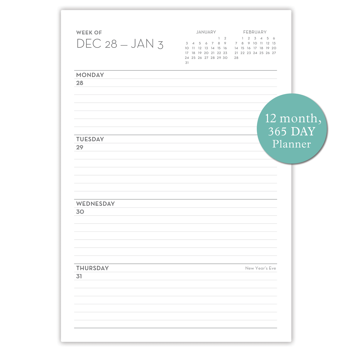 White Bumblebee Christian Planner – Personalized Scripture Planner by Paper Sunday – view 10
