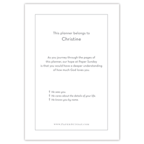 Dolly Christian Planner by Carolyn Joe Daniel – Personalized Scripture Planner by Paper Sunday – view 13