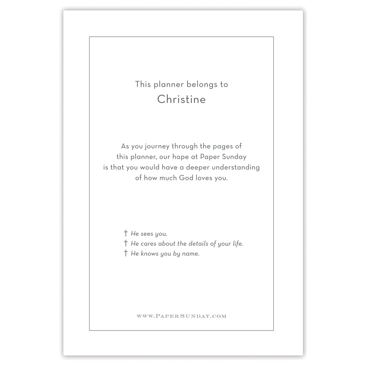 Di Christian Planner by Carolyn Joe Daniel – Personalized Scripture Planner by Paper Sunday – view 13