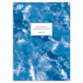 Blue Tie Dye – Personalized Scripture Journal by Paper Sunday – view 3