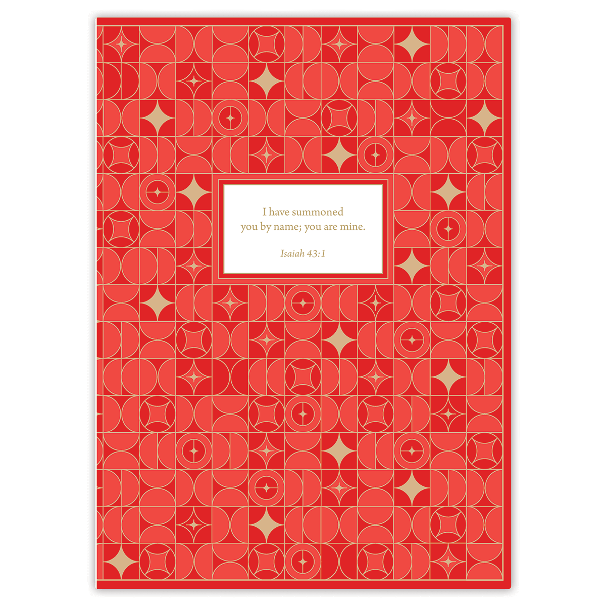 Red Stardust – Personalized Scripture Journal by Paper Sunday – view 2