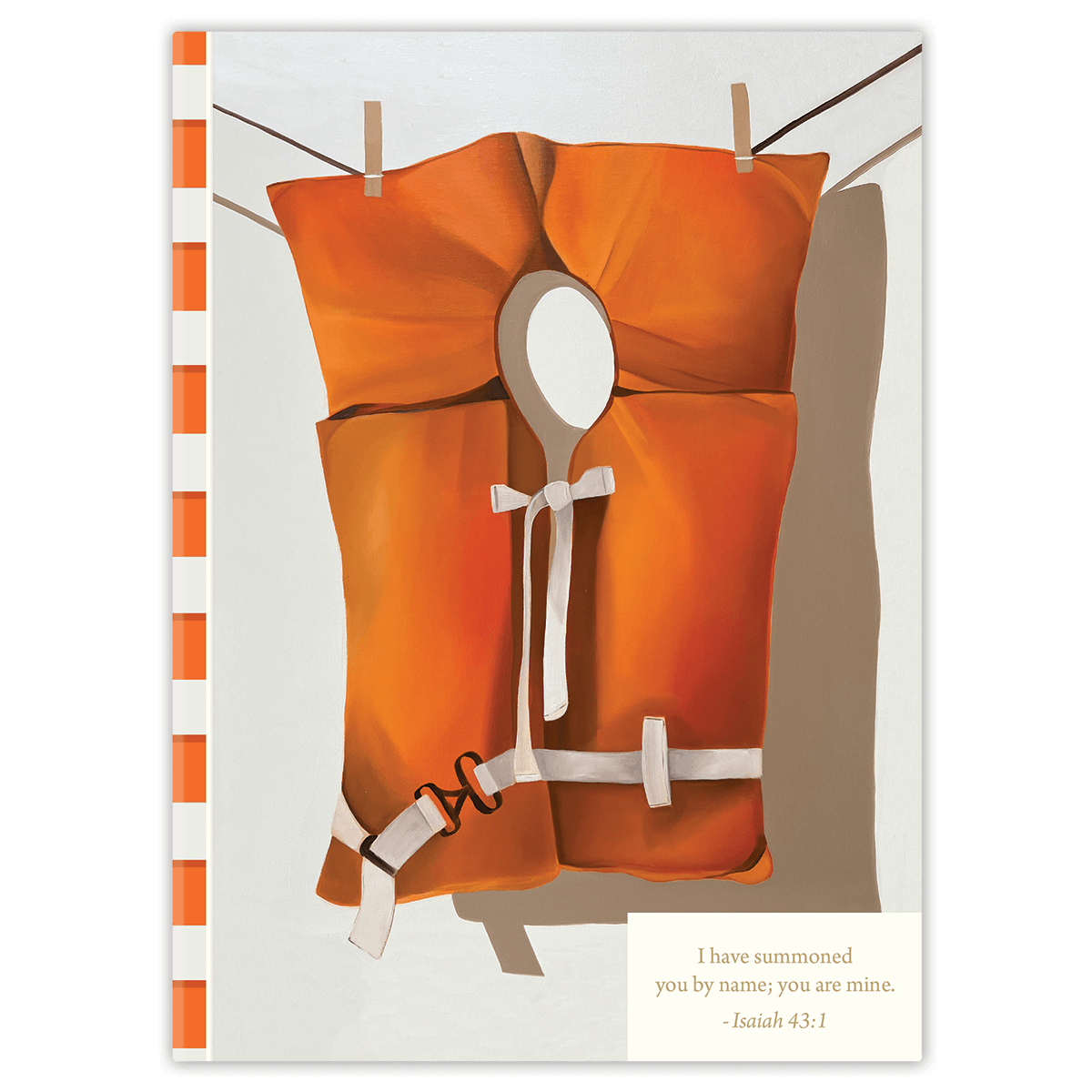 Softcover O.G. Bible journal with clean modern design by Brooke Lancaster, personalized scripture journal featuring a one-of-a-kind selection of curated scriptures for journaling and reflection