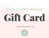 Paper Sunday Gift Card, Give the gift of HIs words, Bible Journal Gift Card, Christian Planner gift card, Personalized Scripture Gift