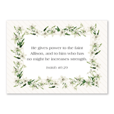 Scripture Cards for Women (Easter Lily)