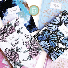 Collection of planner covers designed by Theresa Mangum for Paper Sunday