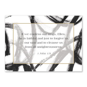 personalized Bible verse cards Black Jack design by Jenn Thatcher for women to use during daily prayer encouragement and quiet time reflection