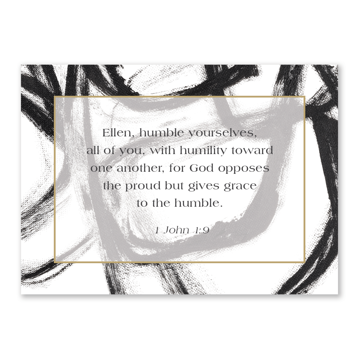 Personalized Bible verse cards Black Jack design by Jenn Thatcher custom scripture cards for women Christian gift for encouragement and daily prayer