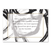 Personalized Bible verse cards Black Jack design by Jenn Thatcher custom scripture cards for women Christian gift for encouragement and daily prayer