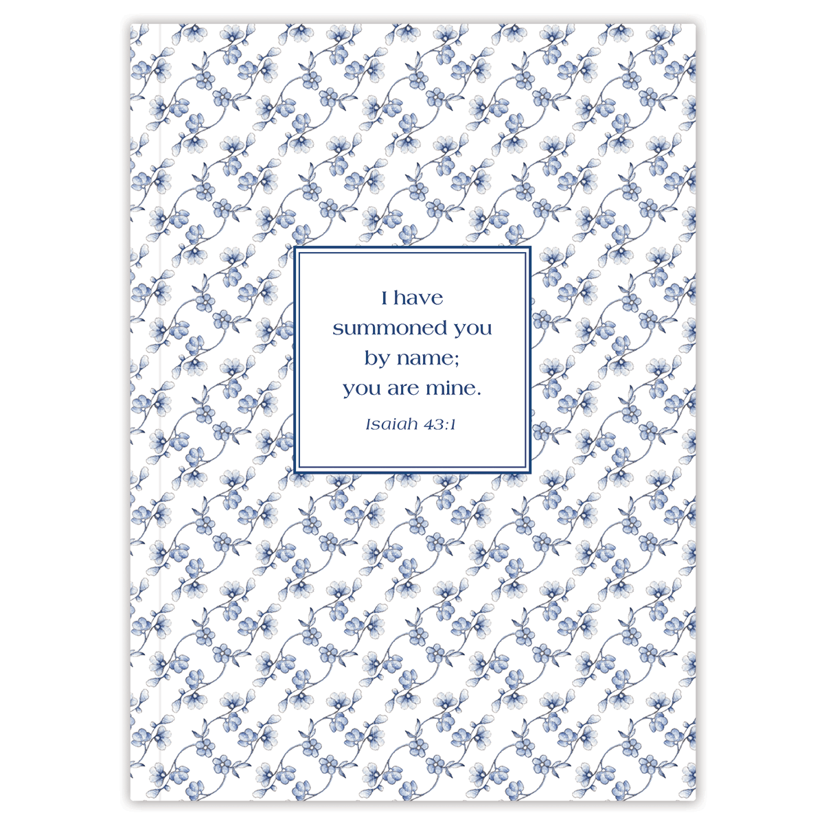 Blue Serenity by Lydia Carraway – Personalized Scripture Journal by Paper Sunday – view 3