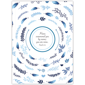Blue Wreath – Personalized Scripture Journal by Paper Sunday – view 8