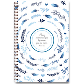Blue Wreath – Personalized Scripture Journal by Paper Sunday