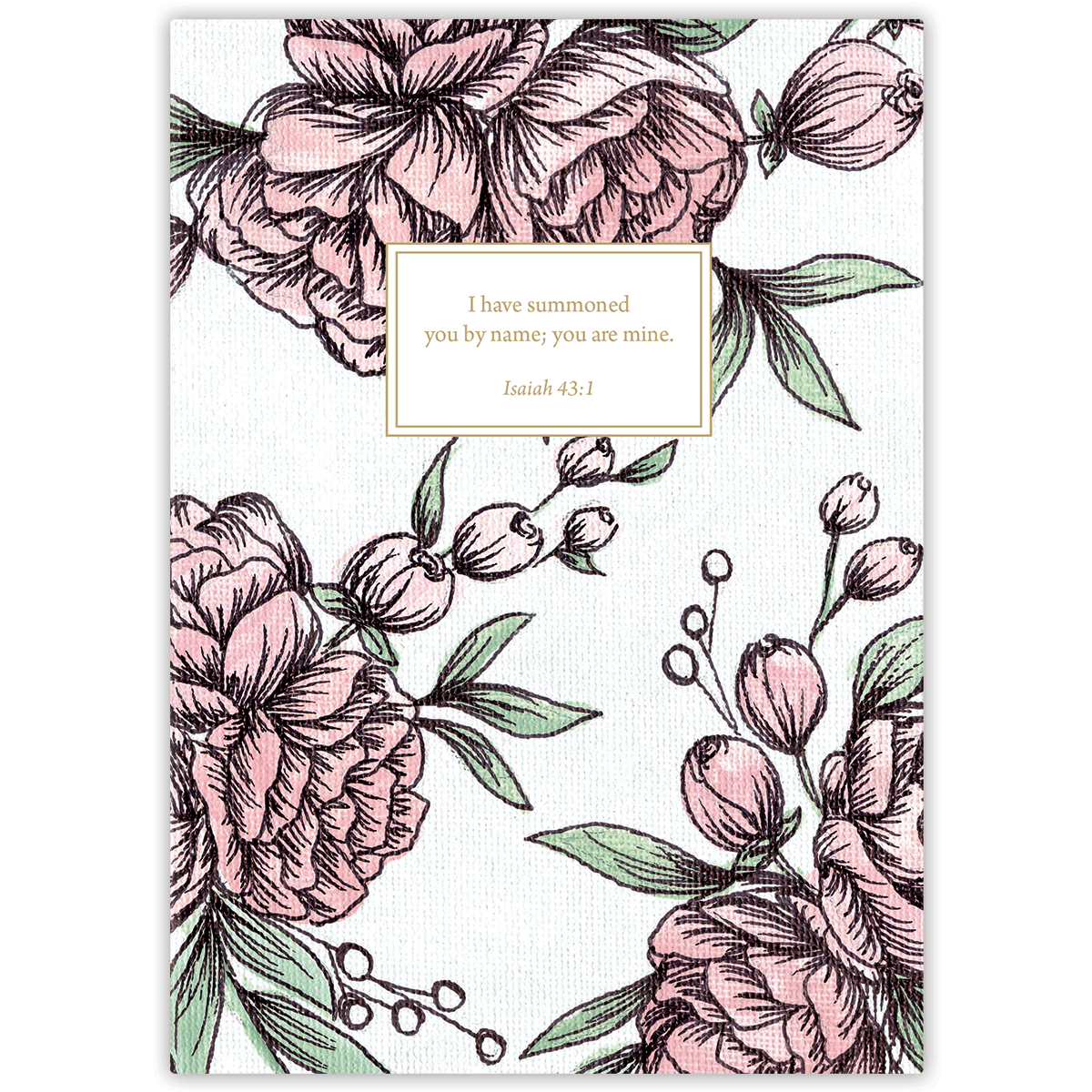 Bouquet by Theresa Mangum – Mini Personalized Scripture Journal by Paper Sunday