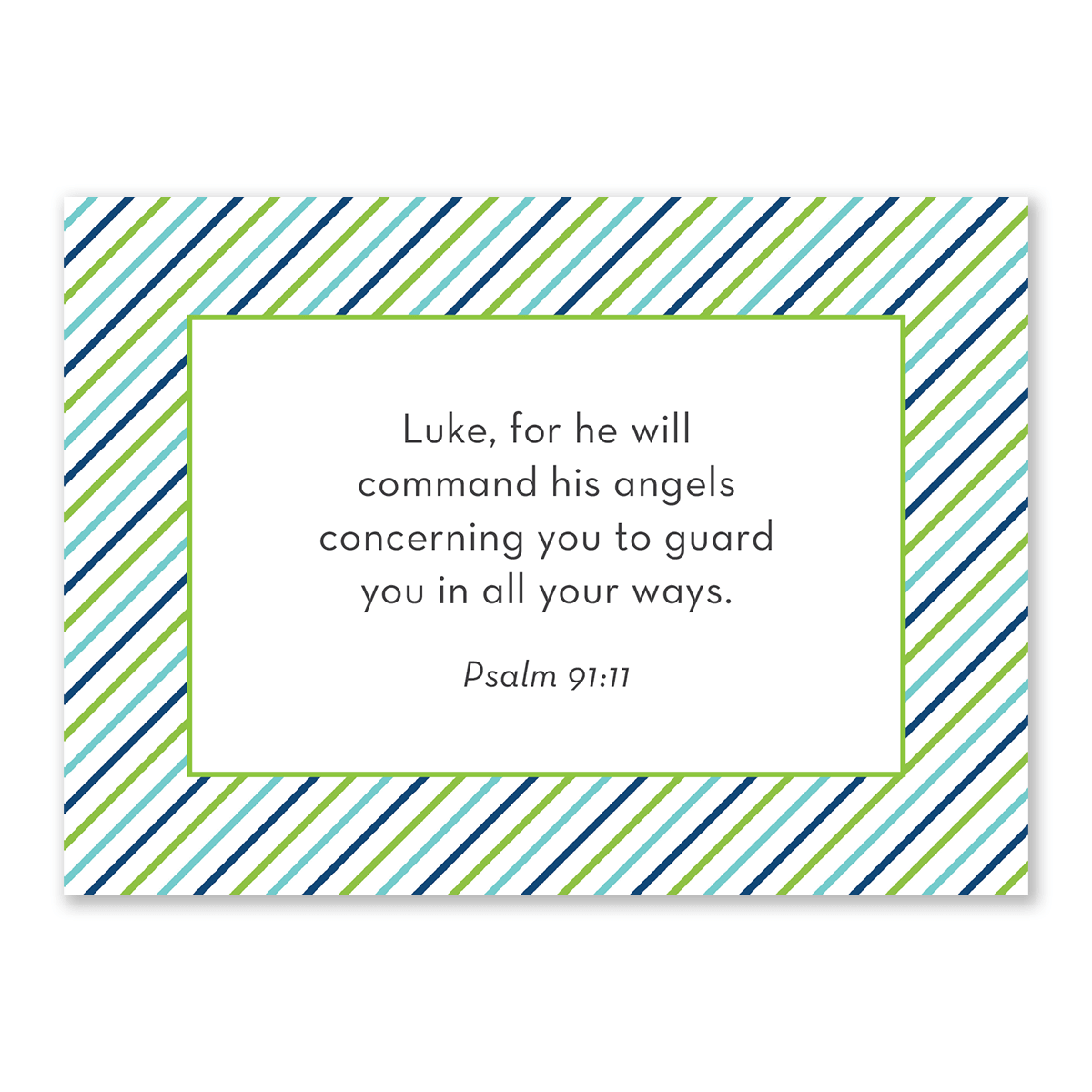 custom scripture cards for boys blue design to help children learn Bible verses for encouragement and faith