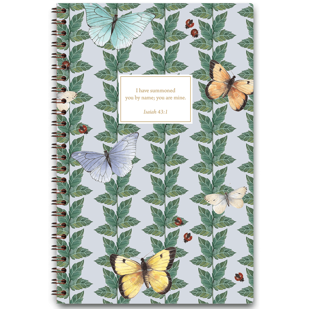 butterfly journal, lydia carraway design, lydia carraway artist, christian journal, christian journal for women, christian gifts, personalized devotional, christian book store, prayer journal, christian gratitude journal, best christian gifts, personalized scripture, christian wedding gifts, christian mothers day gifts