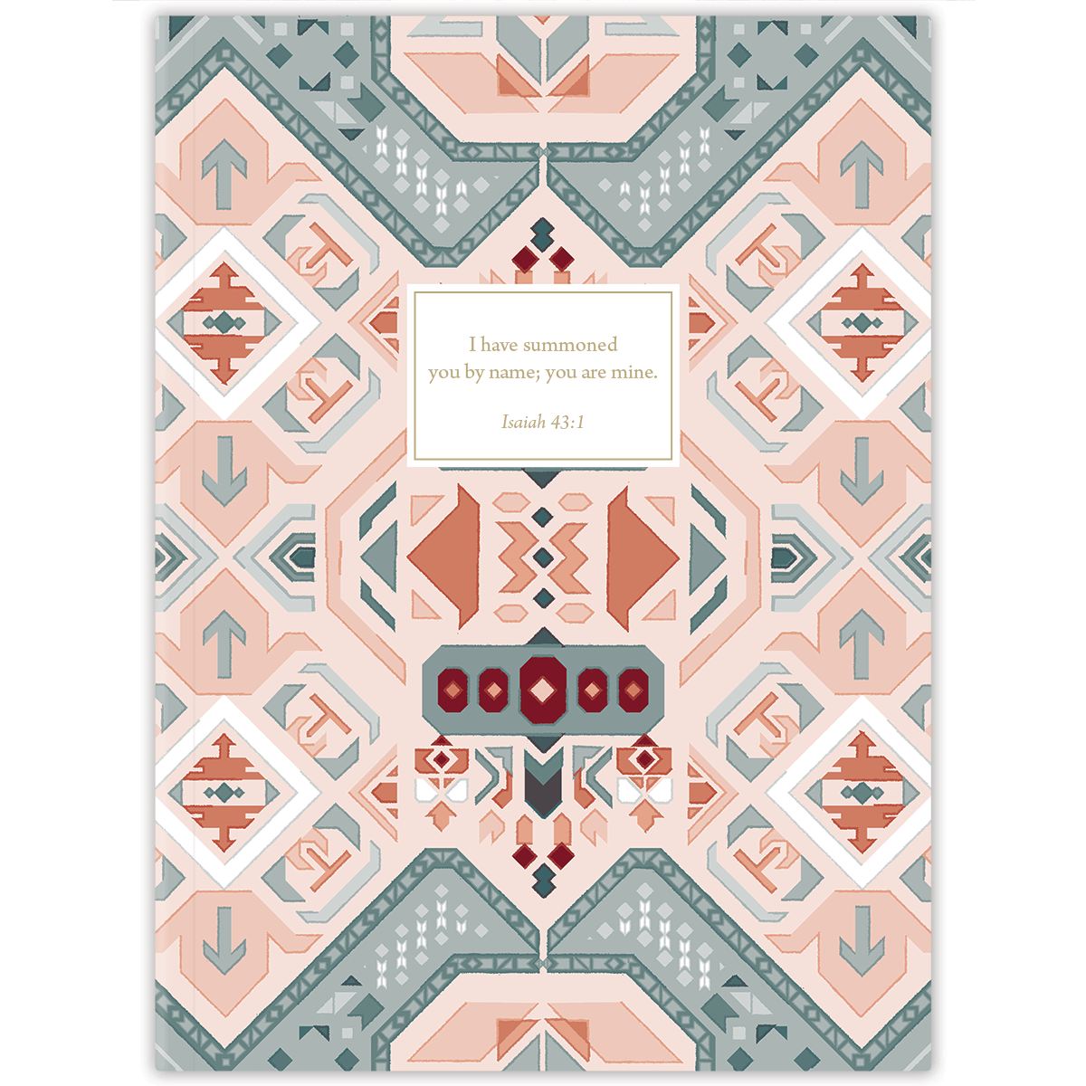 personalized boho planner with durable hardcover and custom name on boho style design
