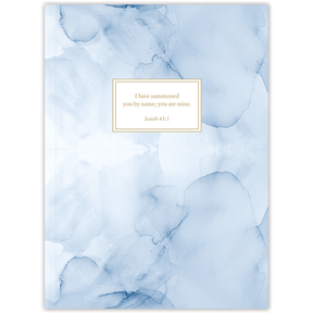 personalized Sky planner with durable hardcover and custom name on calm design