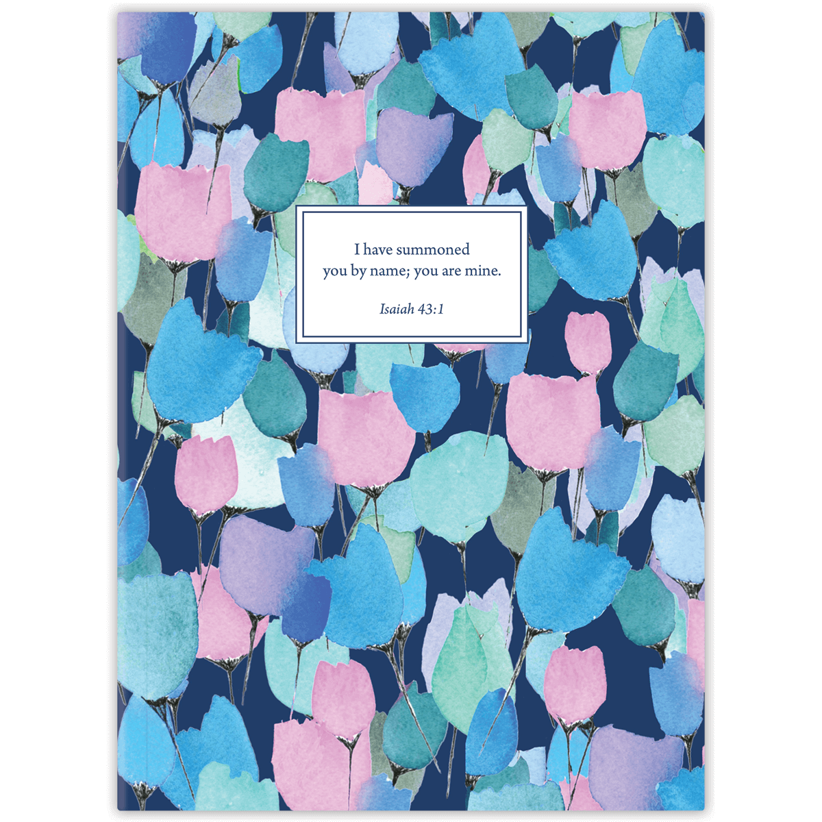 Hardcover Wild Berry Blooms personalized scripture journal by Elizabeth Lalama, vibrant nature-inspired Christian journal with berry and floral design and carefully selected Bible verses for meaningful daily use