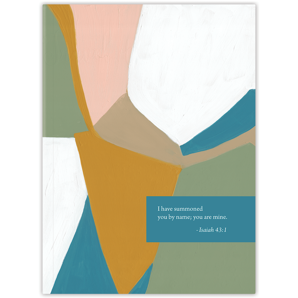 Hardcover Perfectly Imperfect personalized scripture journal by Heather Hostetter, modern Christian journal celebrating authenticity with carefully selected Bible verses for meaningful daily use