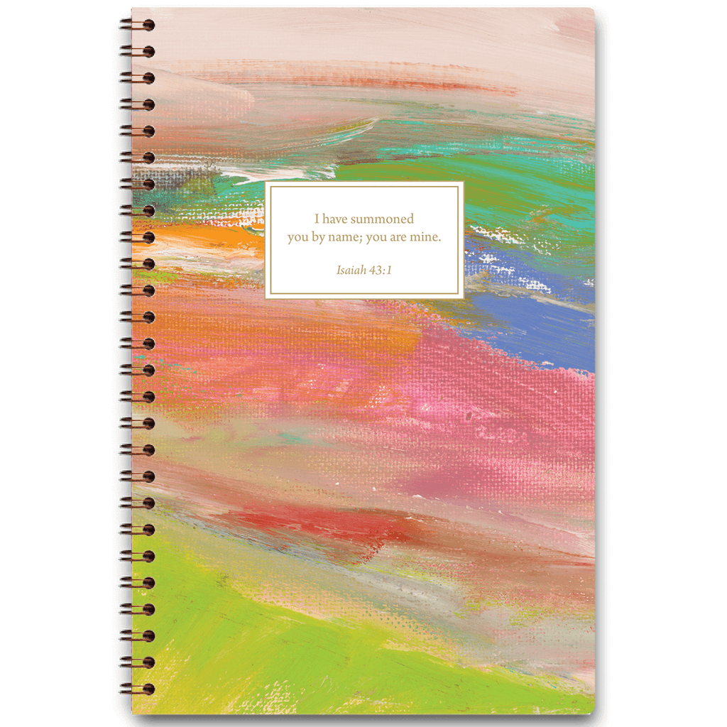 Personalized Scripture Journal with a beautifully crafted cover by esteemed artist, Jenn Thatcher.  The Best Christian Gift for Women, Groups and Events.  Christian gifts for mothers day, christian gifts for women, personalized christian gifts, unique christian gifts, jenn thatcher art, womens journal, bible study gift