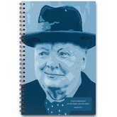 Winston Churchill design personalized scripture journal by Carolyn Joe Art.  Christian Journal, Christian Planner, Bible Journal, Bible Planner, Bible Journaling, Bible Verse Journal, Bible Verse Planner