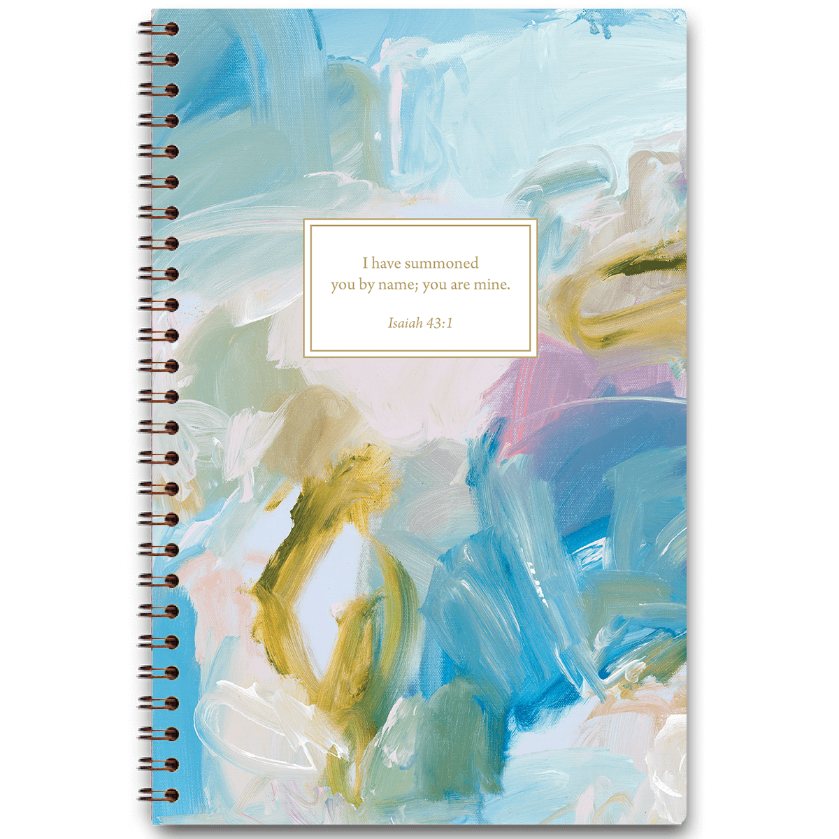 personalized Abigail planner by Jenn Thatcher with elegant design and custom name, wire coil binding