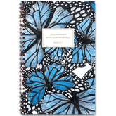 Personalized Monarch planner by Theresa Mangum with butterfly design and custom name, wire coil binding