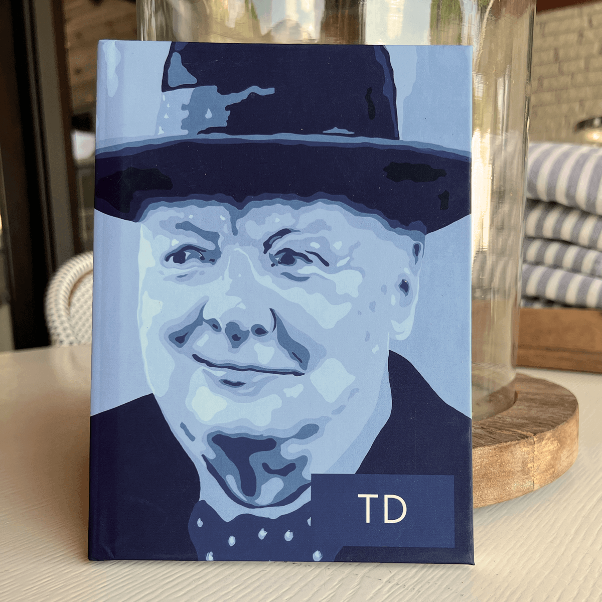 Carolyn Joe designed cover inspired by churchill