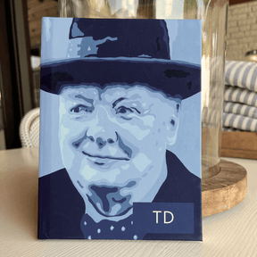 Carolyn Joe designed cover inspired by churchill